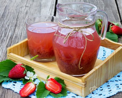 Компоты из клубники на зиму