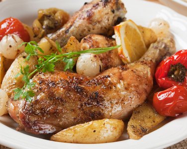 Курица с картошкой в мультиварке